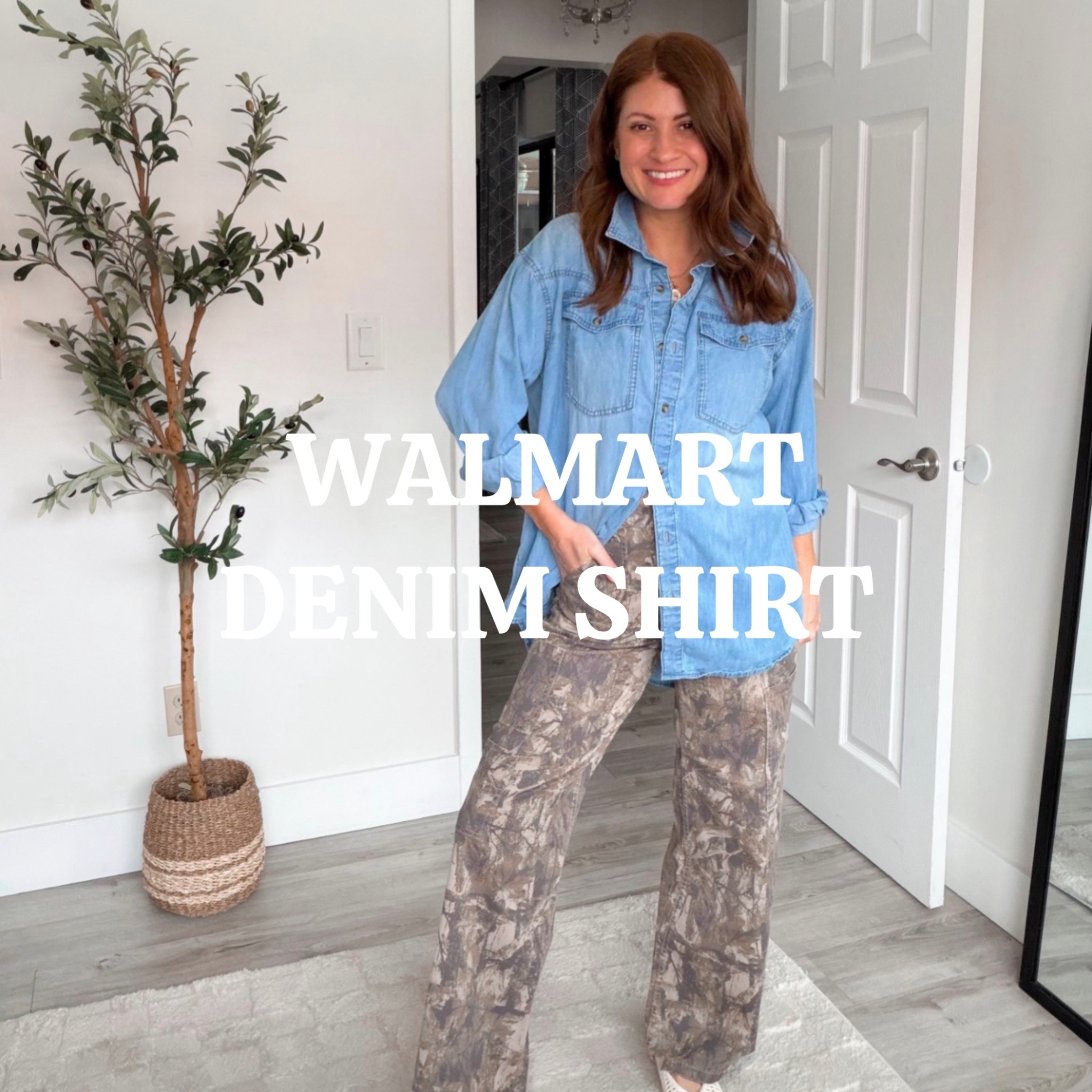 Scroll to shop ✨ My favorite denim shirt from Walmart and I’m not even exaggerating 🙌🏼🤍 I reach for this one constantly  it’s just that good.

The oversized fit is perfection, it layers so easily, and it comes in four washes so you can grab your vibe. Throw it over a tank, button it up with shorts, or wear it open with leggings,  it works every time.

Follow @styledinasnap_ for more affordable finds you’ll actually wear ✨ If you don’t have a go-to denim shirt yet… this is it.

Are you a light wash or dark wash girl? 👀

#Walmart #WalmartStyle

#LTKSeasonal #LTKOver40