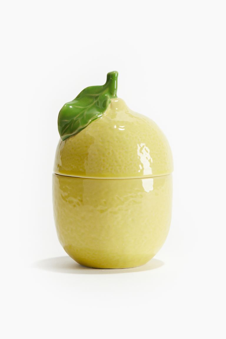Lemon-shaped Stoneware Jar | H&M (US + CA)