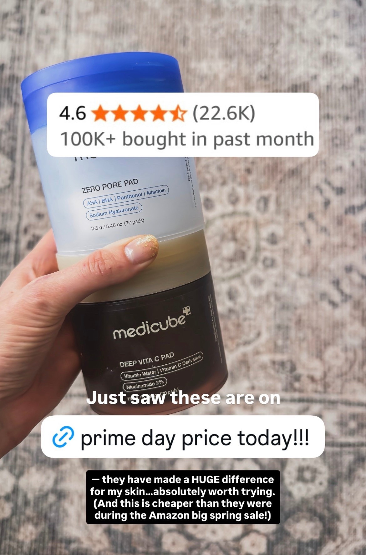 These are prime day price today! Absolutely worth trying! 

#LTKSaleAlert #LTKgrwm #LTKmorningroutine