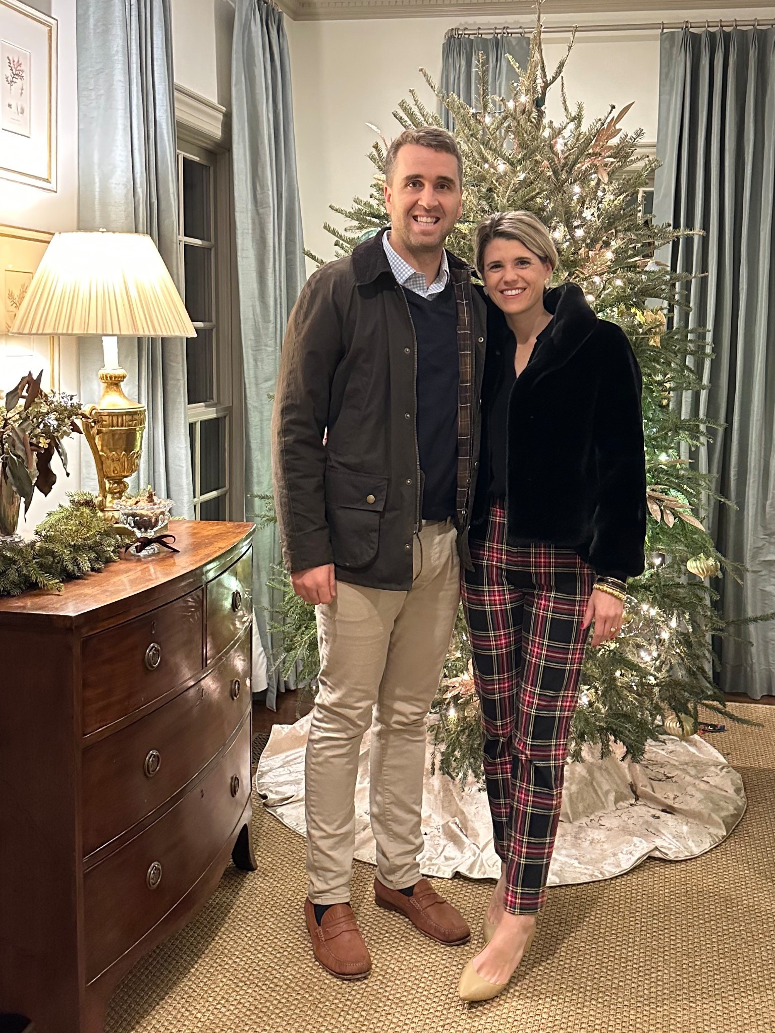 Holiday outfits for date nights and parties ✨ the faux fur jacket and men’s Barbour jacket make great gifts 

Gift guide date night parties wedding holiday inspiration 

#LTKParties #LTKGiftGuide #LTKHoliday