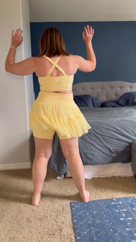 Popflex try on: the pirouette skirt in buttercream

Sizing:
Large in skort 
Medium in top 

#LTKfitness #LTKmidsize #LTKover40