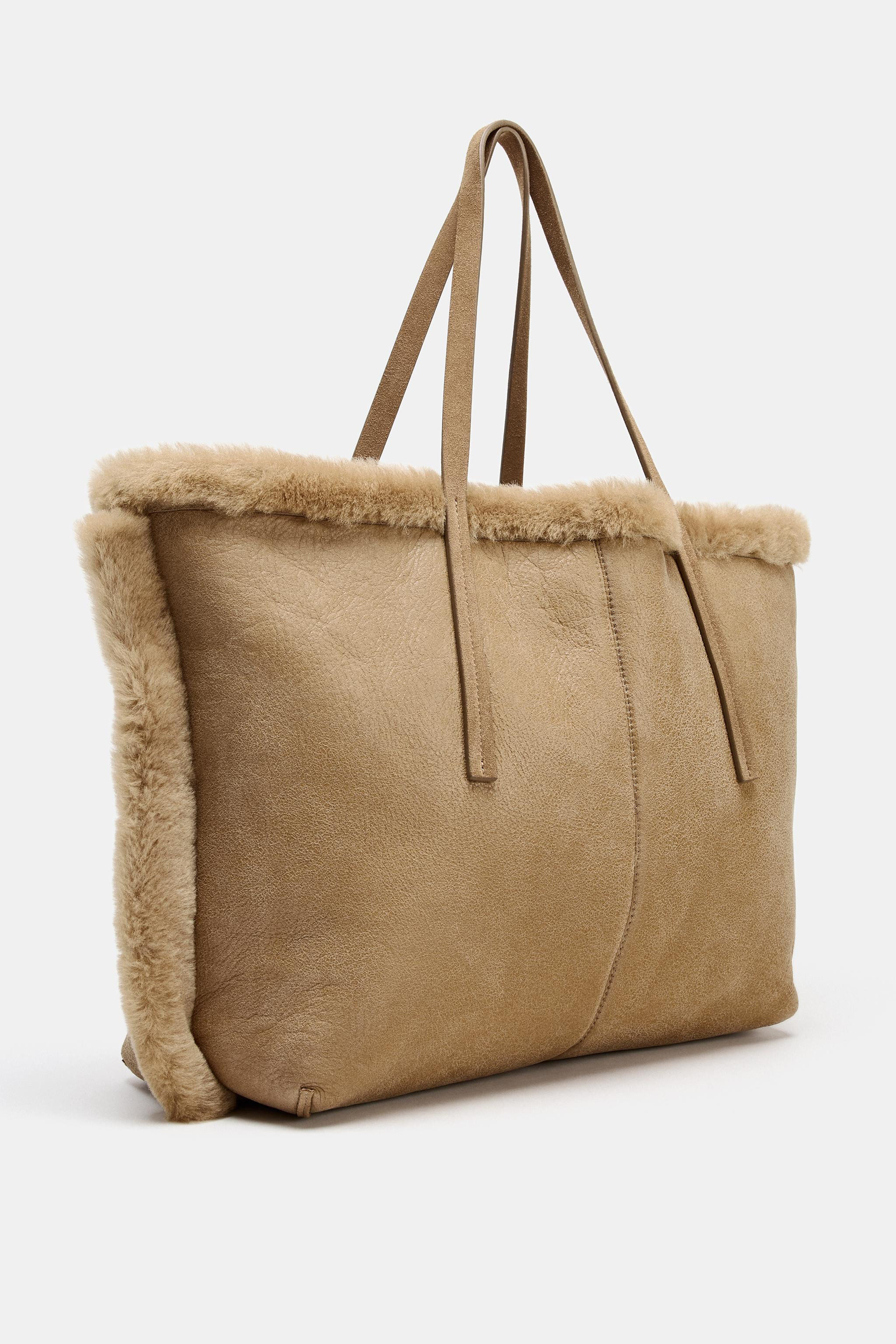 REVERSIBLE LEATHER BAG | Zara US