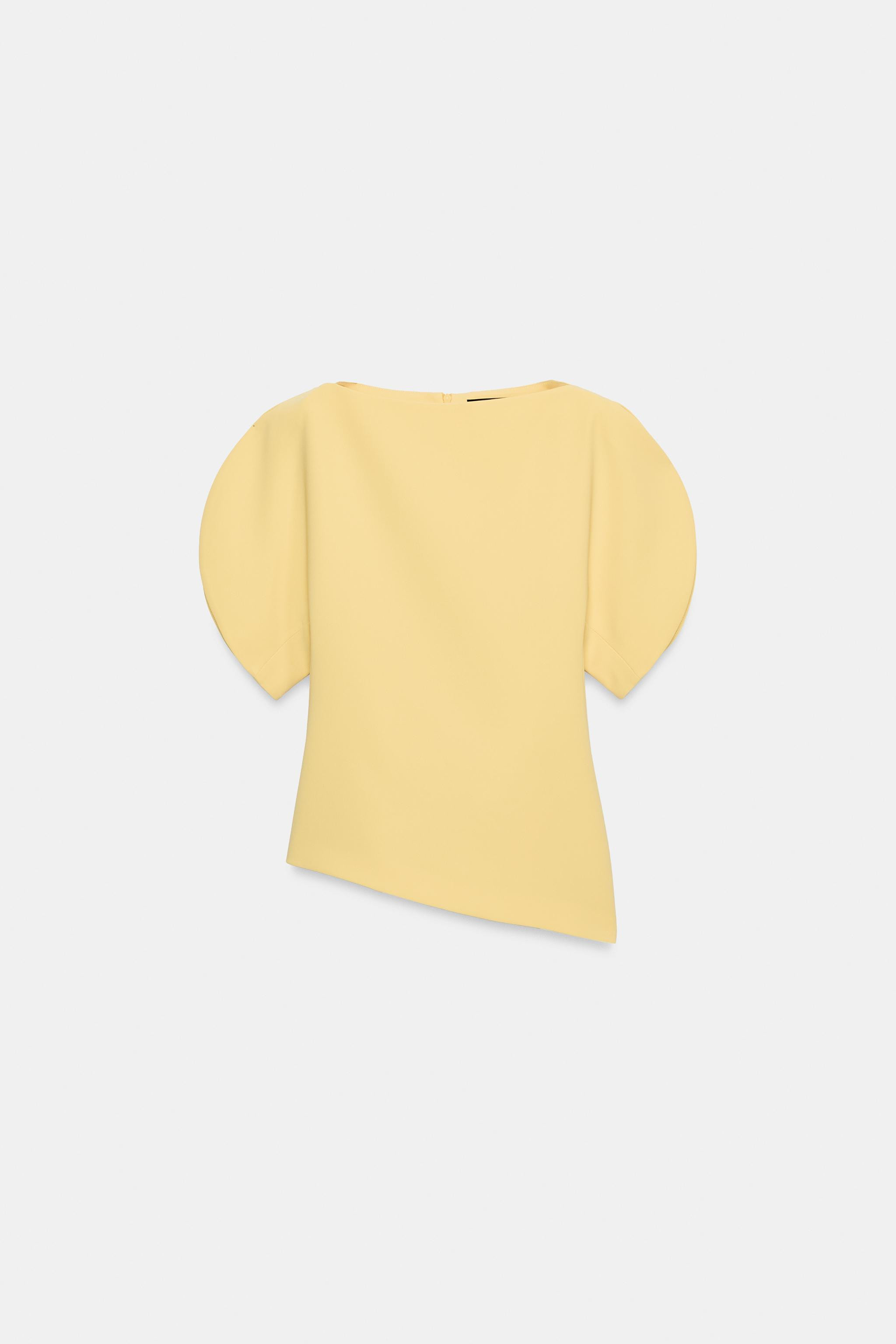 ZW COLLECTION PUFF SLEEVE TOP | Zara US