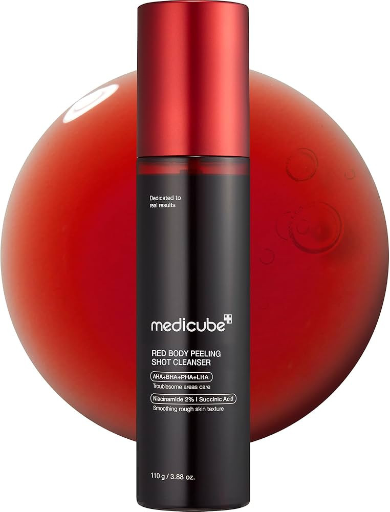 medicube Red Body Peeling Shot, AHA + BHA Exfoliating Body Spray for Summer-Ready Smooth Skin, Tr... | Amazon (US)