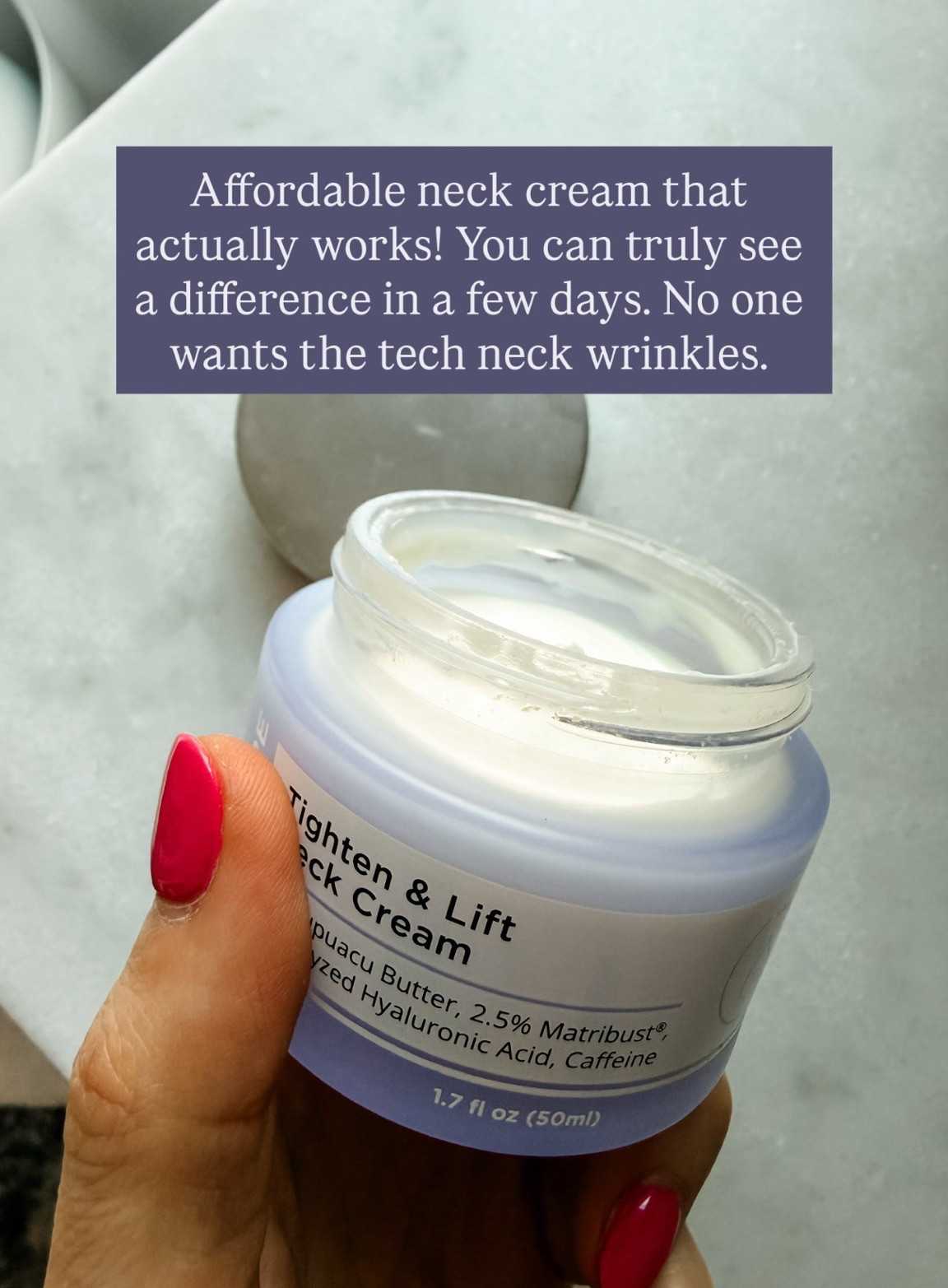 This neck cream has been a new favorite of mine that gives quick results 👏🏼

Loverly Grey, neck cream, beauty favorites

#LTKgrwm #LTKBeauty