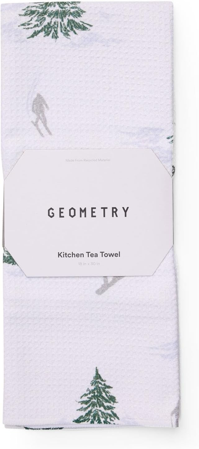 GEOMETRY Christmas Kitchen Towels - Quick Dry Microfiber Cloth Dish Towels for Kitchen Drying - P... | Amazon (US)