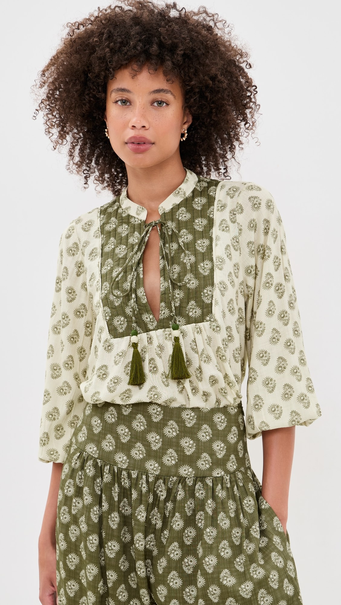 Miragem Front Ties Blouse | Shopbop