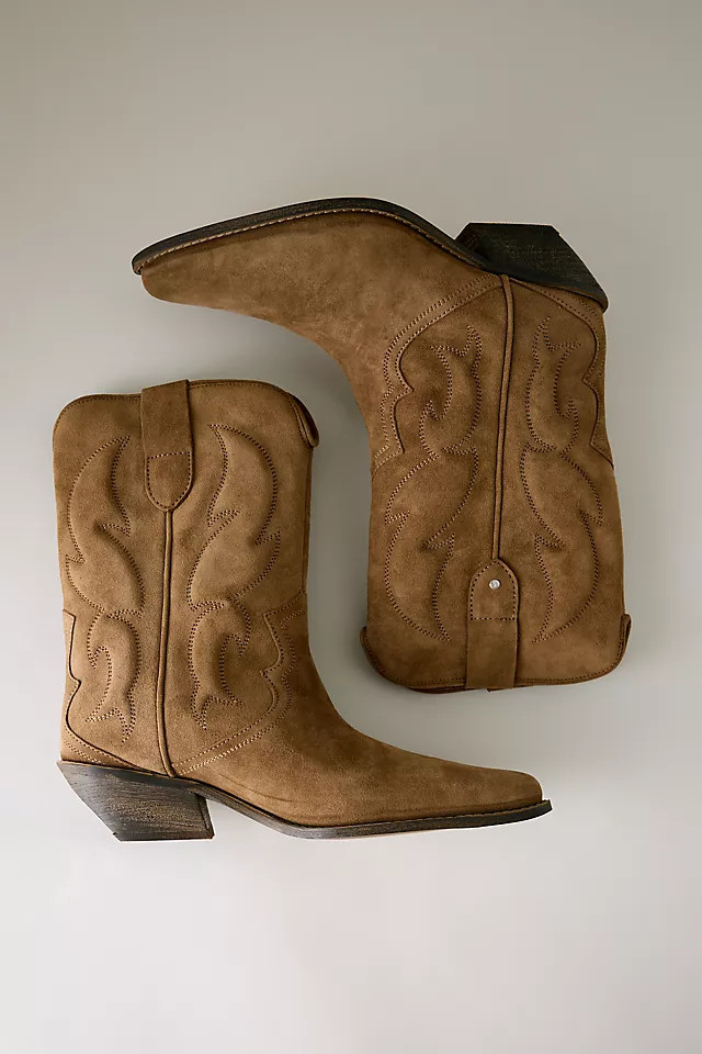 Bronx Chelsey Suede Western Boots | Anthropologie (UK)
