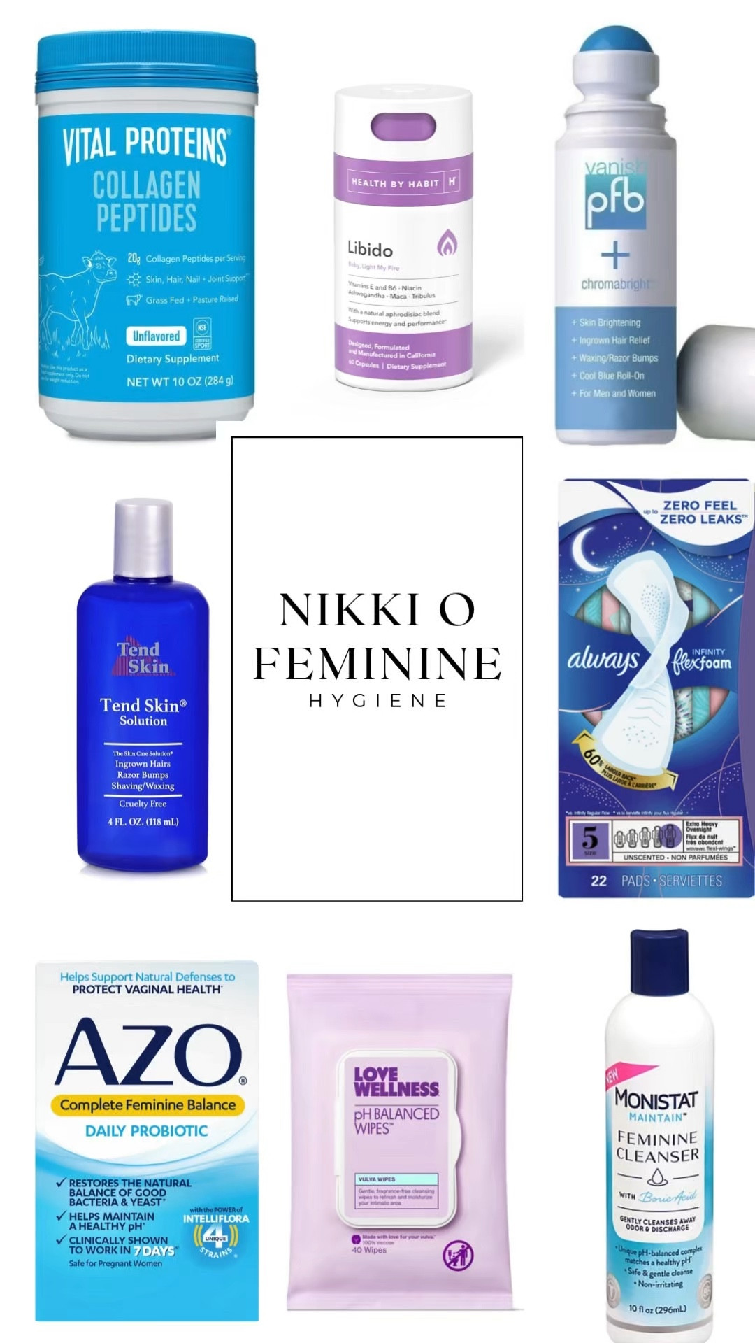 My feminine hygiene products I cannot live without  

#LTKFindsUnder50 #LTKBeauty #LTKGiftGuide