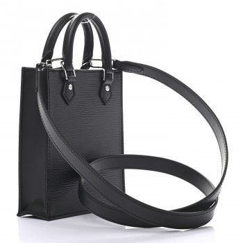 LOUIS VUITTON Epi Petit Sac Plat Black | FASHIONPHILE | Fashionphile