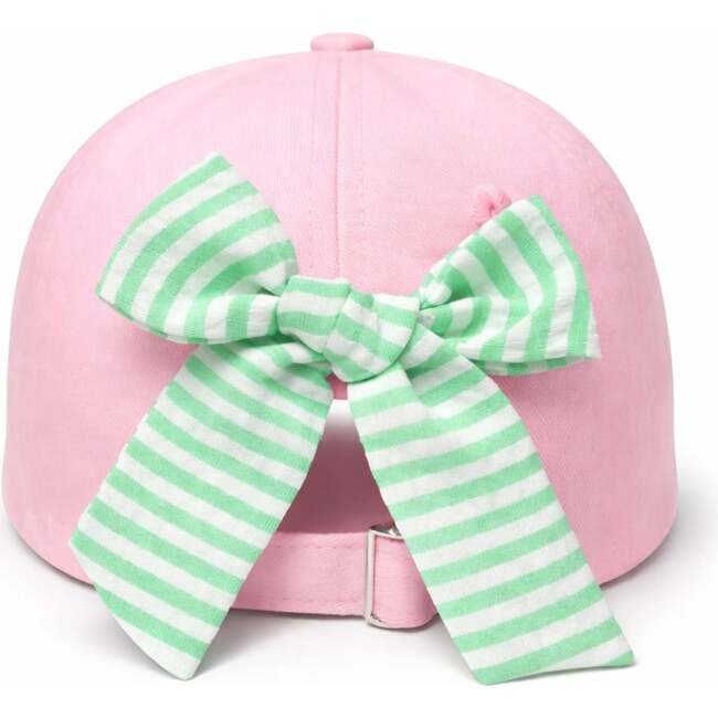 Dog in Golf Cart Bow Baseball Hat, Pink | Maisonette