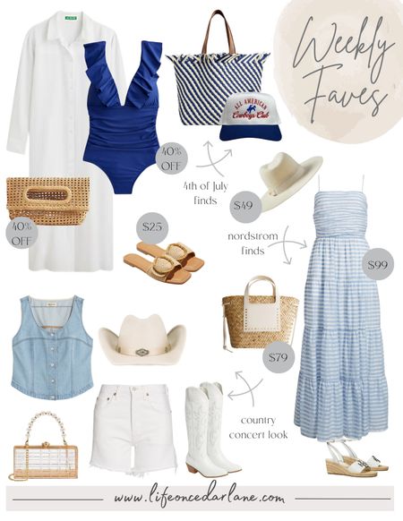 Weekly Faves- check out what we are loving! From new arrivals, sales, swimsuits and more! Loving this pretty dresses & such a cute vacay look from J. Crew!

#weddingguest #summerdress #countryconcert #swimsuits #fourthofjuly


#LTKFindsUnder100 #LTKSaleAlert #LTKSwim