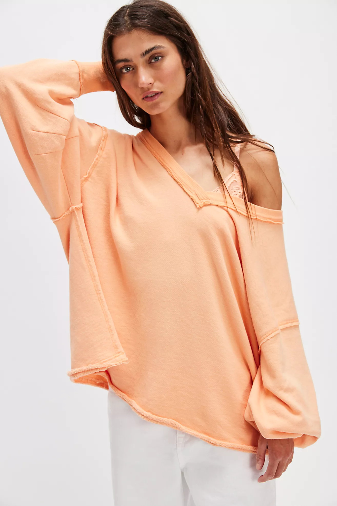 We The Free Venice V-Neck Sweatshirt | Free People (Global - UK&FR Excluded)