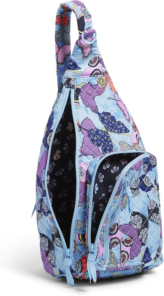 Vera Bradley Women's Cotton Medium Sling Backpack | Amazon (US)