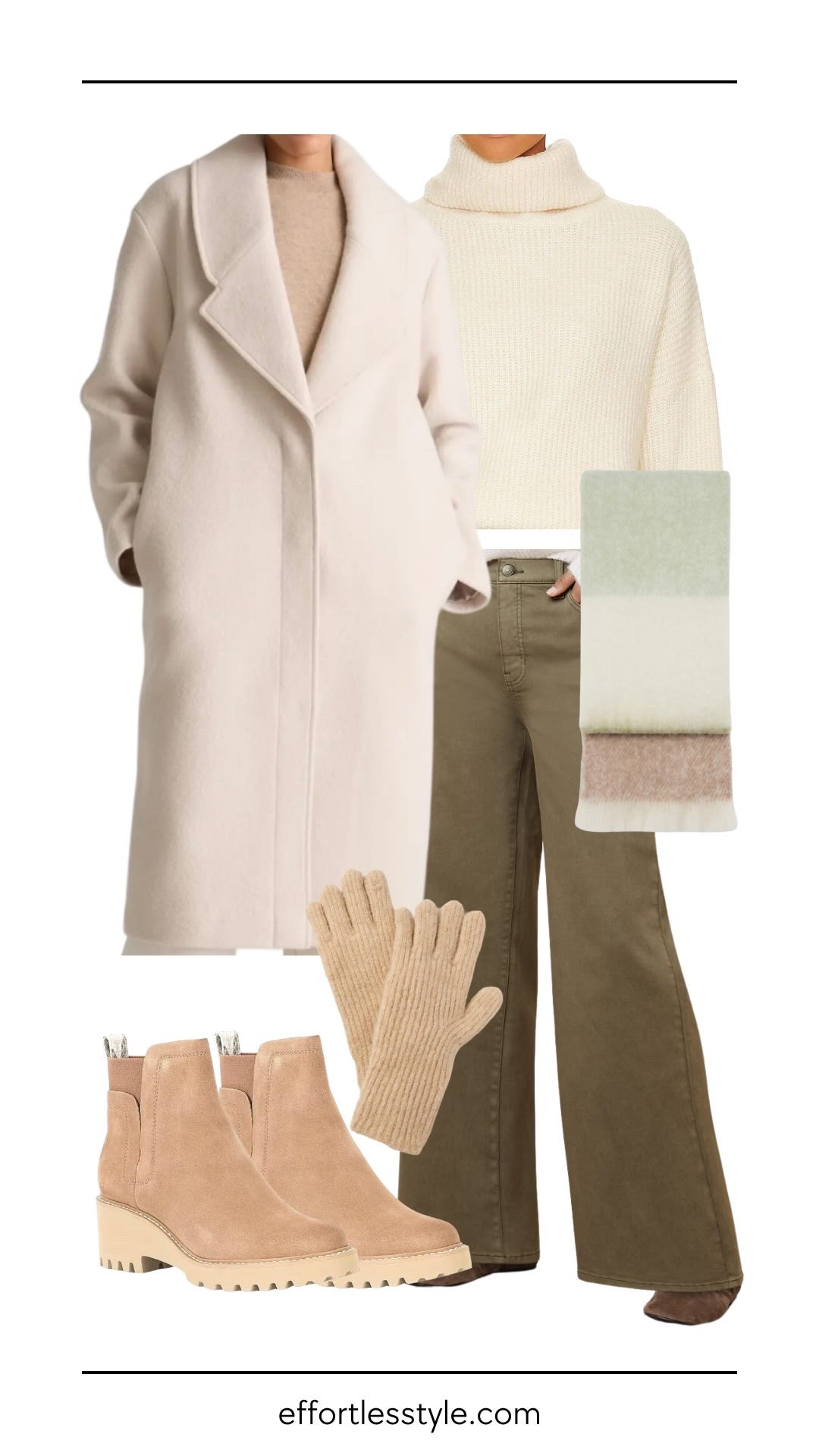 Winter Outfit ❄️ 

If you have to trek into the office on a snow day, chances are your coworkers will be a bit more on the casual side. These wide leg jeans in olive are a great alternative to trousers. They’ll keep you warm and look a bit more polished for your workplace. Layer on the gorgeous shades of ivory and let the scarf be your all-day accessory to be cozy at your desk!

#OOTD #StylingTips #PersonalStyling #effortlesstyle #WinterFashion #personalstylist #nashvillestylist #StyleOver40 #wintertrends #whattobuy #winterstyle

#LTKSeasonal #LTKOver40 #LTKStyleTip