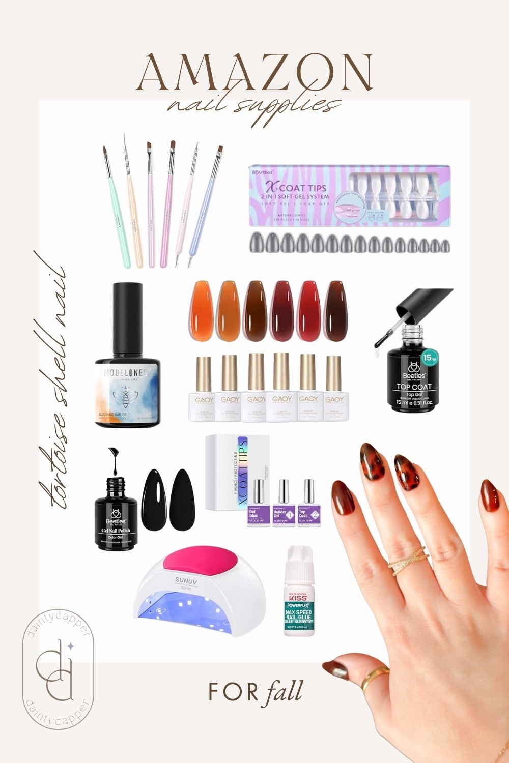 Here is how to achieve tortoise shell nails for fall! Super quick and easy 

#LTKSeasonal #LTKStyleTip #LTKBeauty