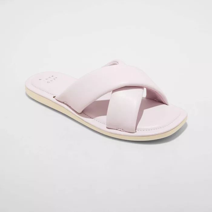 Women's Daisy Crossband Slide Sandals - A New Day™ | Target