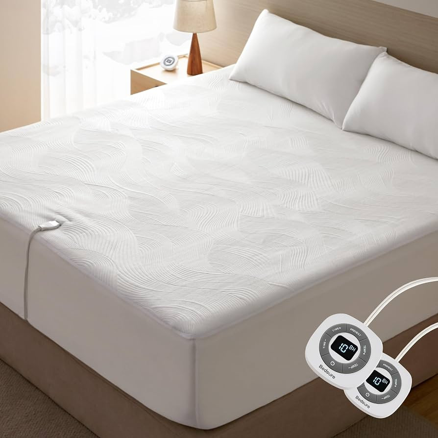 Minimal Wire Feel, Luxury Electric Mattress Cover, Fast Heating, Memory & Preheat, ETL&FCC, 1-12 ... | Amazon (US)