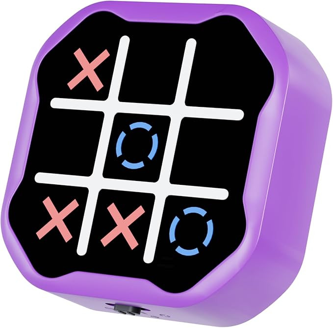3 in 1 Electronic Tic Tac Toe Game, Handheld Digital Tic Tac Toe Bolt Game with Silent Mode, Port... | Amazon (US)
