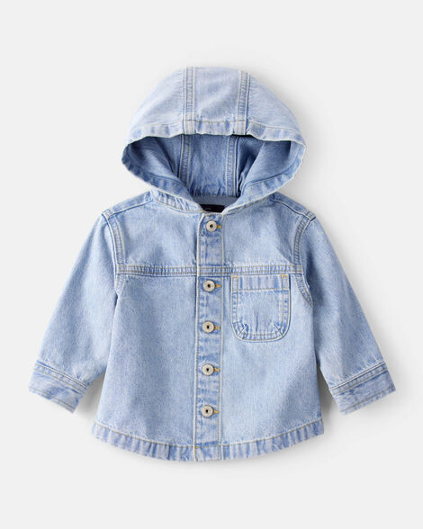 Baby Boy Denim Fashion Jacket - Rain Wash | Carter's Inc