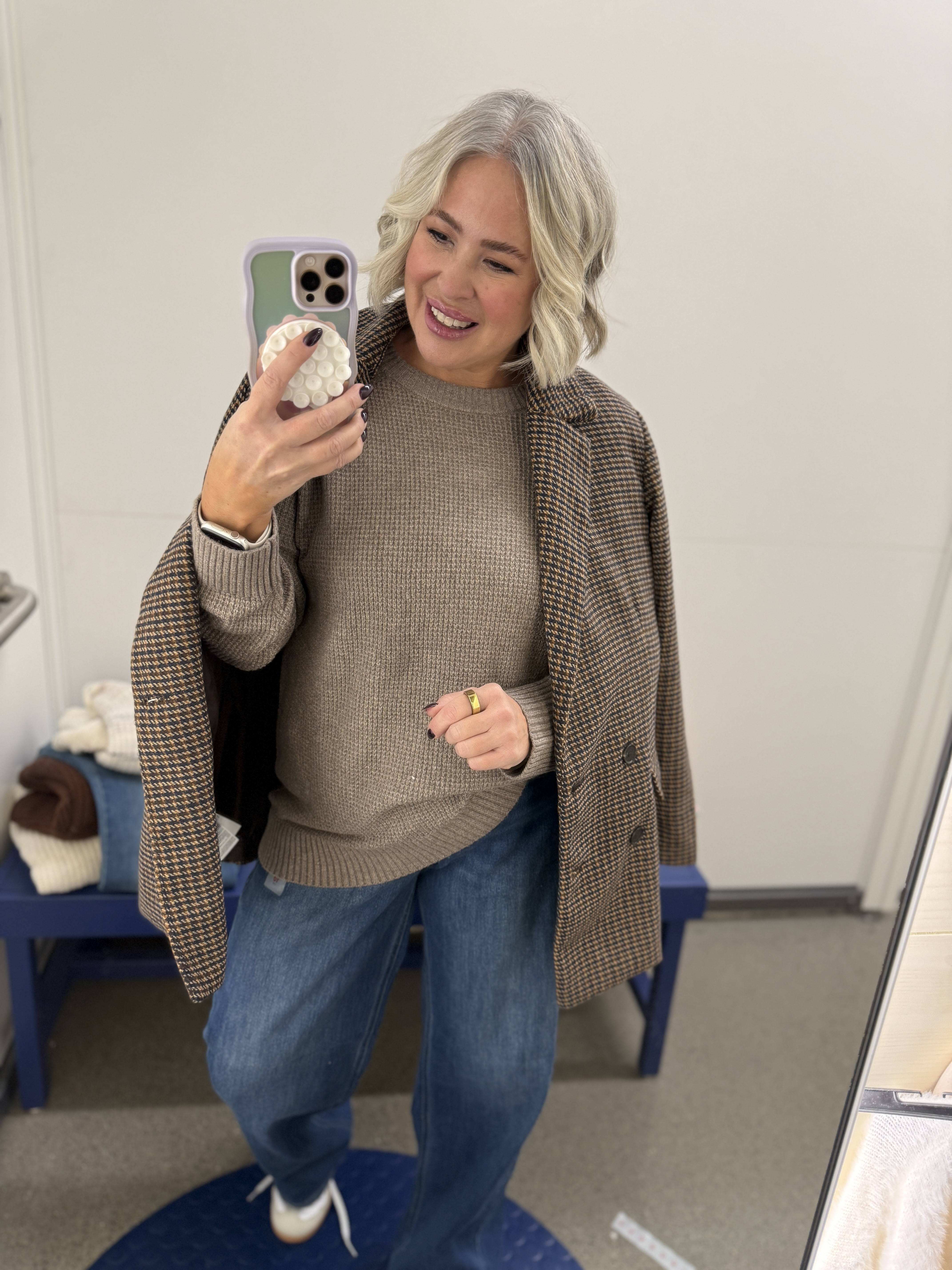 Fall fashion picks for my midsize & over 40 gals! 🍁 From jeans that flatter to cozy sweaters you’ll live in, these looks are perfect for fall layering. Tap to shop and find your new go-to pieces! #MidsizeStyle #FallOutfits #Over40Style 

Size large sweater (it runs tts)
Jeans, size 12, needed to get 10 (stay tts)
Blazer is a thick fabric, size large 

#LTKFindsUnder100 #LTKFindsUnder50 #LTKGiftGuide