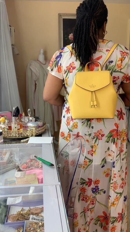 I love a good backpack handbag and when it is yellow? Pure Sunshine and joy from Katespade.  Oh and it is so durable and practical😁
Think spring and summer outdoor events, hands free eating an ice cream, fruit or drinking a smoothie 🍉🍦🍧🍓🍋🍒🍍

#LTKstyletip #LTKGiftGuide #LTKFind