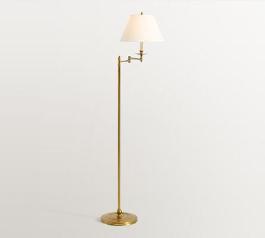 Hayden Metal Articulating Task Floor Lamp (58") | Pottery Barn (US)