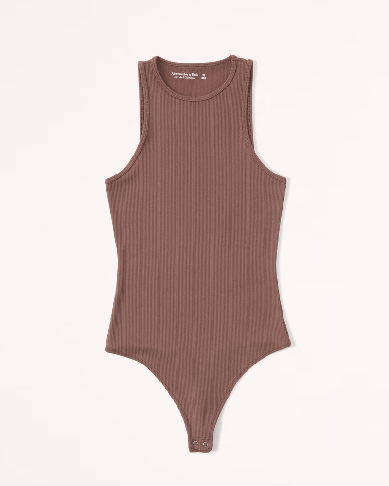 Women's Essential Ribbed Tank Bodysuit | Women's Tops | Abercrombie.com | Abercrombie & Fitch (US)