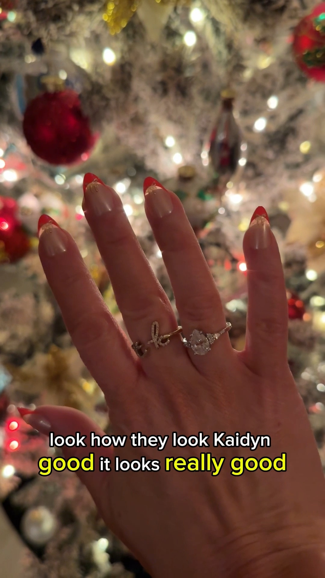 Holiday press on nails. Love how easy and festive these nails are. 

Took me 15 minutes tops! 
#nails

#LTKHoliday #LTKFindsUnder50 #LTKBeauty