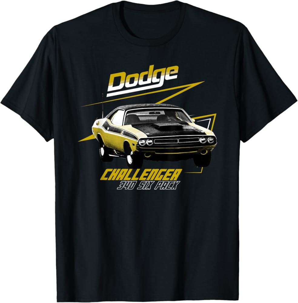 Dodge Challenger 340 Six Pack T-Shirt | Amazon (US)