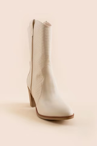 MIA Cindy Python Boots | Francesca's