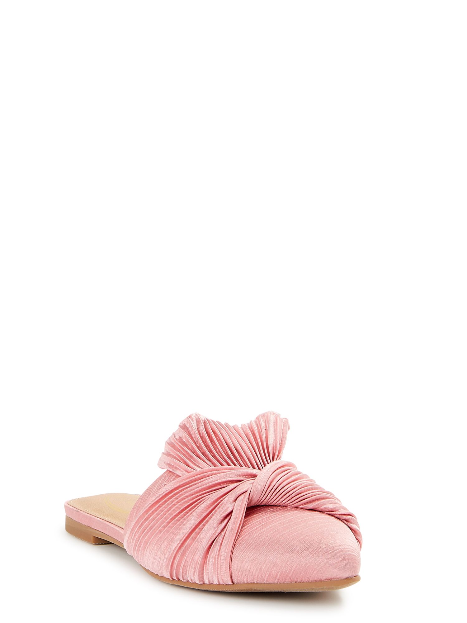 Scoop Women's Crinkle Satin Mules - Walmart.com | Walmart (US)