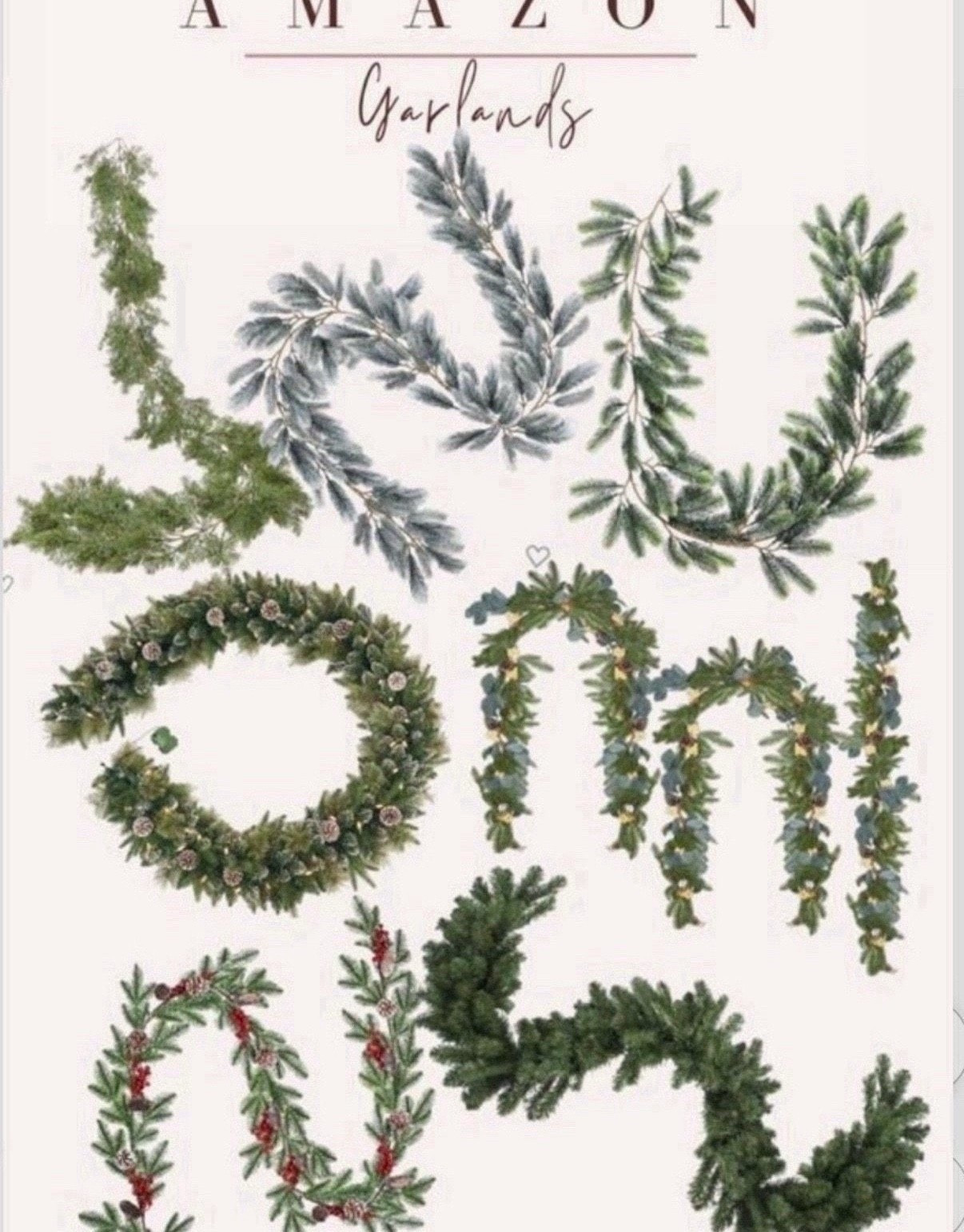 MOST LOVED Garlands 2025 ✨✨✨
Christmas decor

I ##LTKSeasonal #beauty #fashion #amazon #amazonfashion #Walmart #walmartfashion #walmartstyle #target #targetstyle #targethome #toysforgirls #toysforboys #holidaygifts #holidaygiftideas #stockingstuffers #stockingstufferideas #toys #christmasdecor #christmasparty #garland #LTKshoecruah #boots #pants #Christmastree #sweater #rugs #bedding #skirt #tops #thanksgiving #christmastree #outfit #style #amazonfashion #interestingfinds #toys #toys
 #cardigan #winterfashion #midsize #thanksgiving style. #bedroom #livingroom #nursery #babies #storage #organizatiob #organizers #smallspace #closet #christmas #dorm #blazer #style #ootd #kids #LTKover40 #LTKhome #LTKsalealert #LTKfindsunder50

#LTKU #LTKHoliday