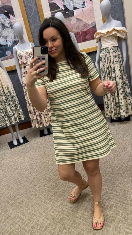 Classic stripe shift dress with sleeves that’s flattering for so many body types
Easter dress, vacation dress, spring dress, wear to work dress
Size up, runs small! 


#LTKtravel #LTKworkwear