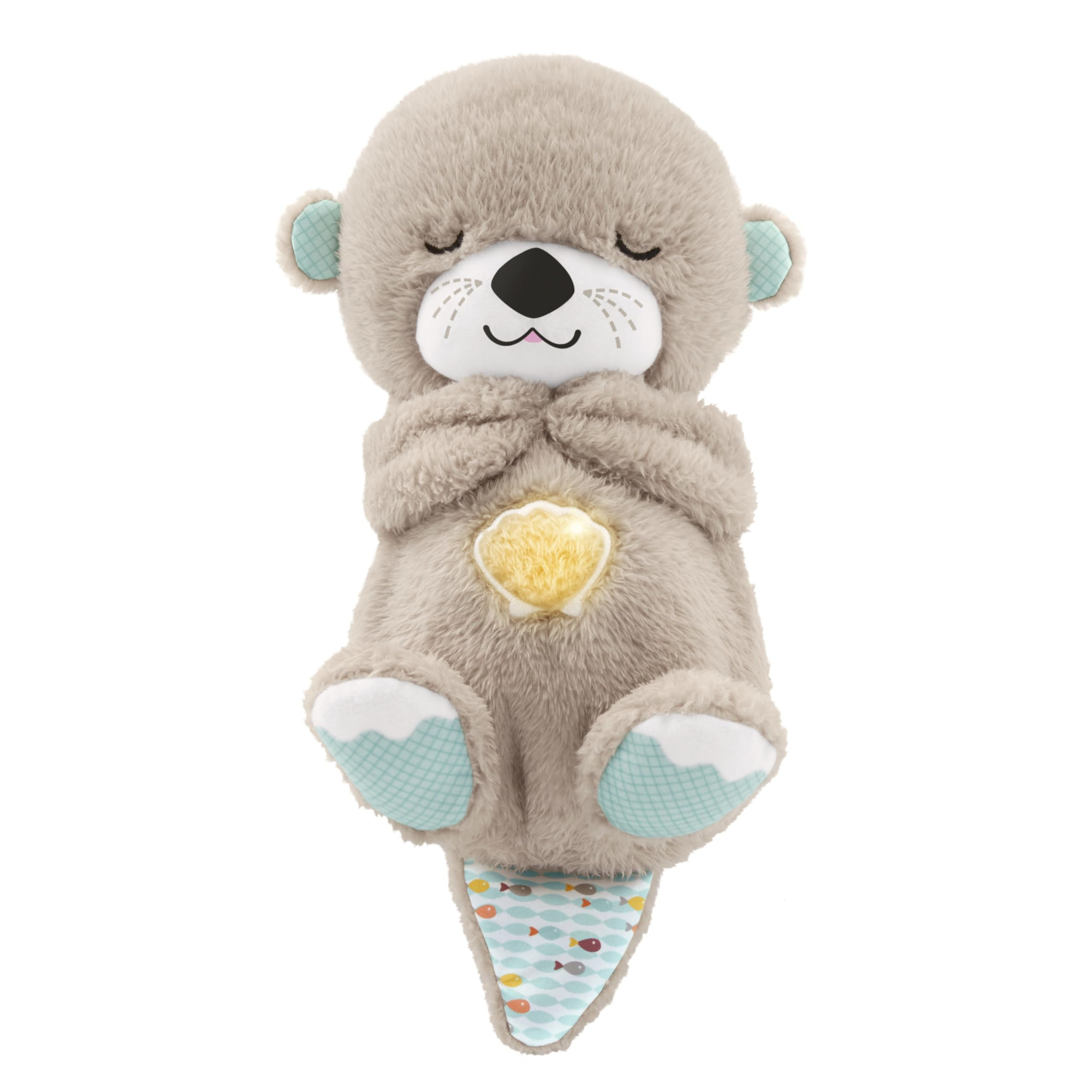Fisher-Price Schlummer Otter Kuscheltier mit Atembewegung und Musik, Baby Erstausstattung, Neugeb... | Amazon (DE)