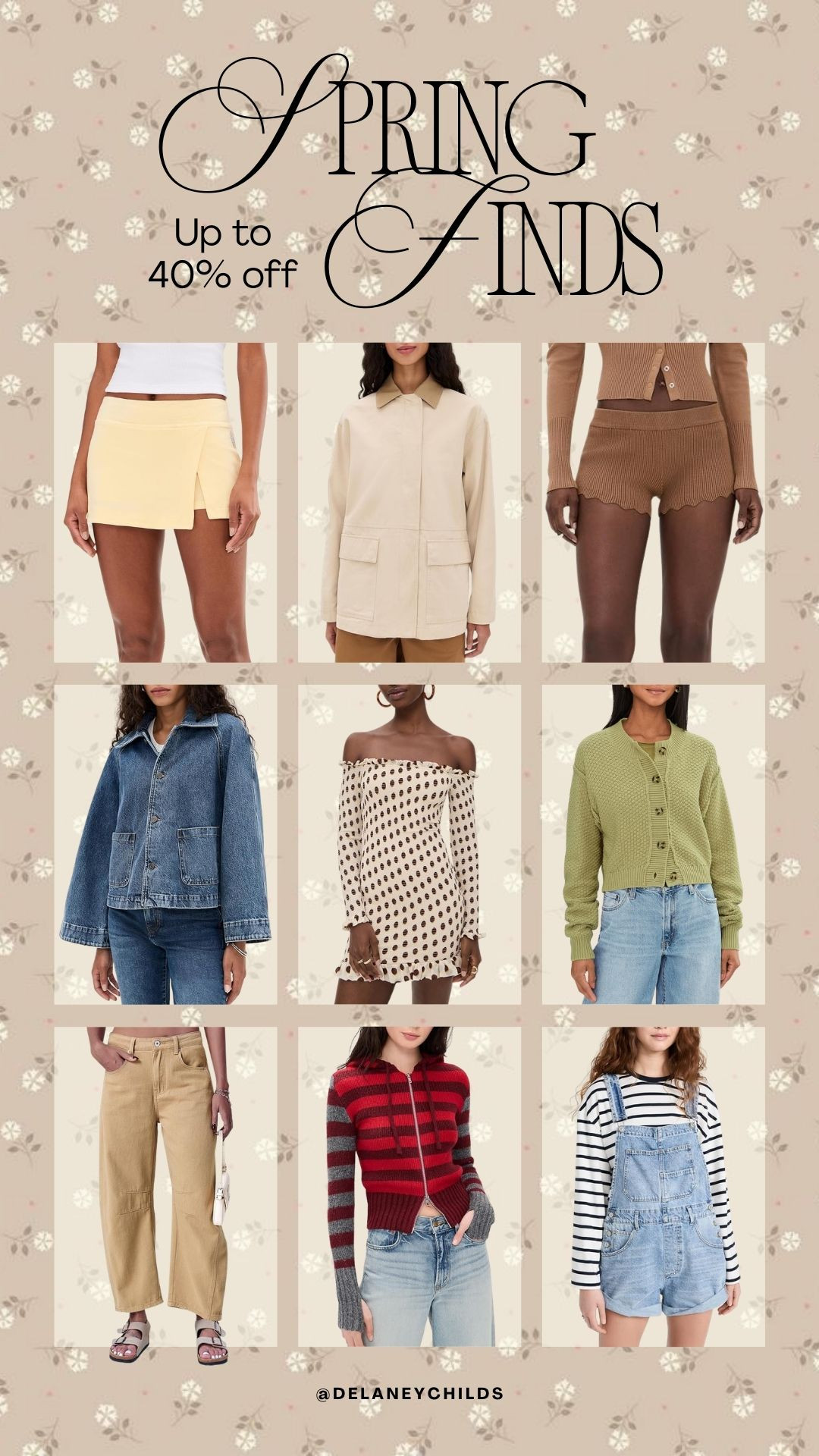 Spring finds up to 40% off! 

 #LTKdayinmylife #LTKgrwm #LTKootd