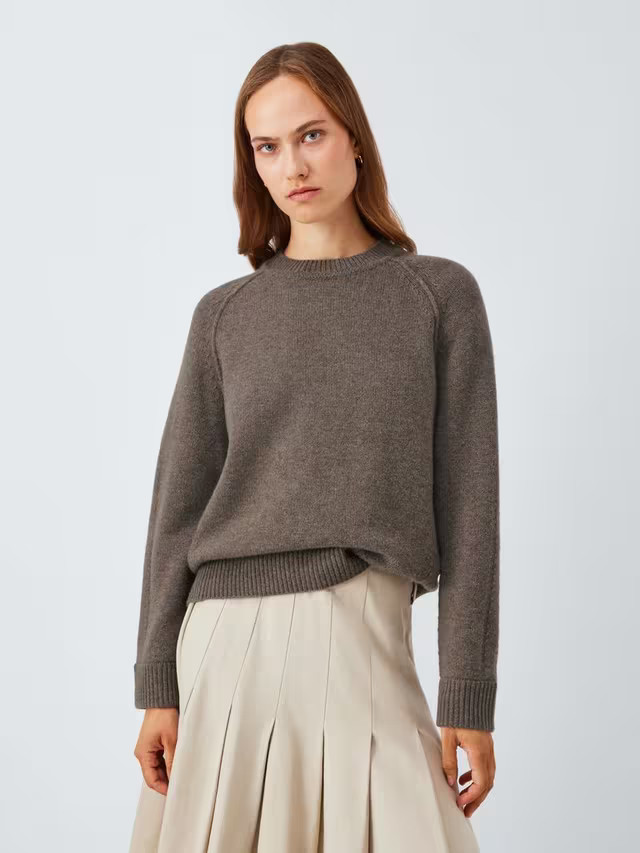 John Lewis Merino Wool Rich Crew Neck Jumper | John Lewis (UK)