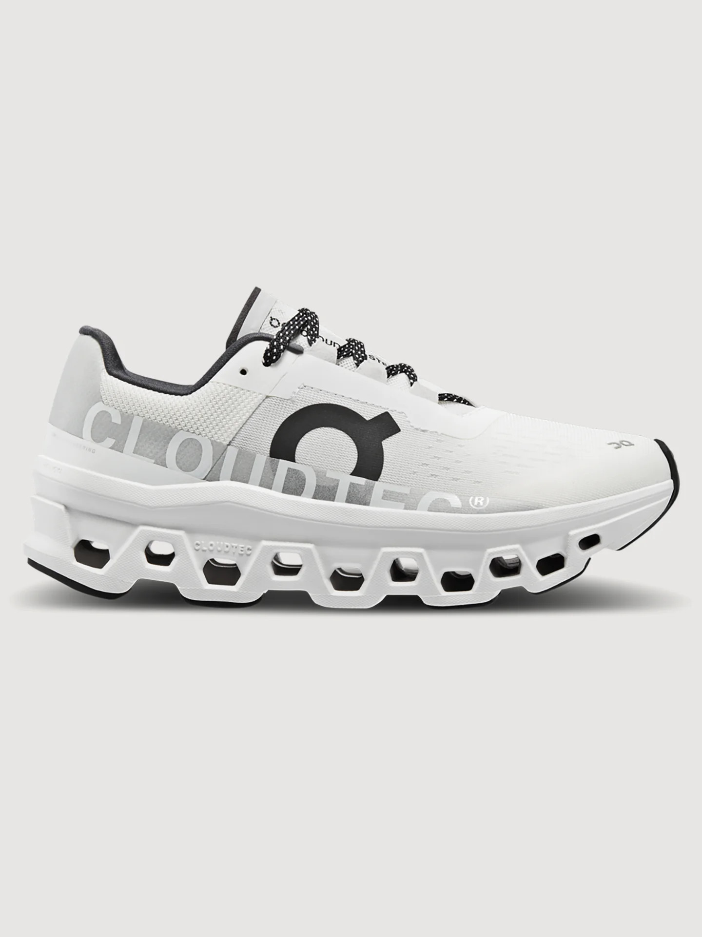 On Cloudmonster Exclusive - Undyed-White | White - Size 10.5 | Carbon38