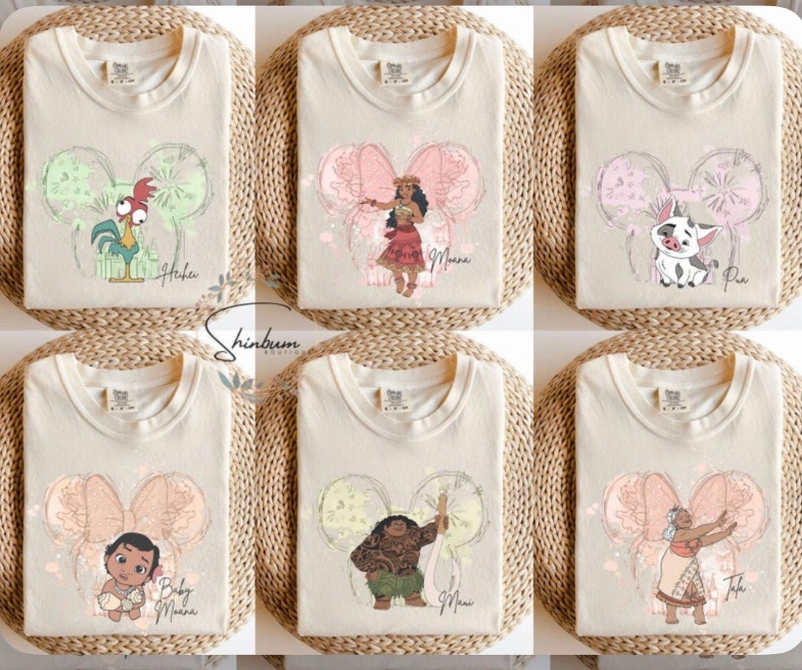 Moana Disney Trip Shirts for the whole family! 