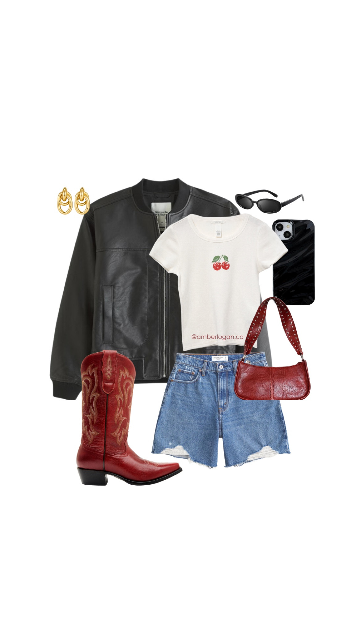 Red cowboy boot outfit inspo

Cowgirl boots, western boots, leather jacket, Abercrombie denim shorts, country concert outfit idea 

#LTKStyleTip #LTKFindsUnder50 #LTKShoeCrush