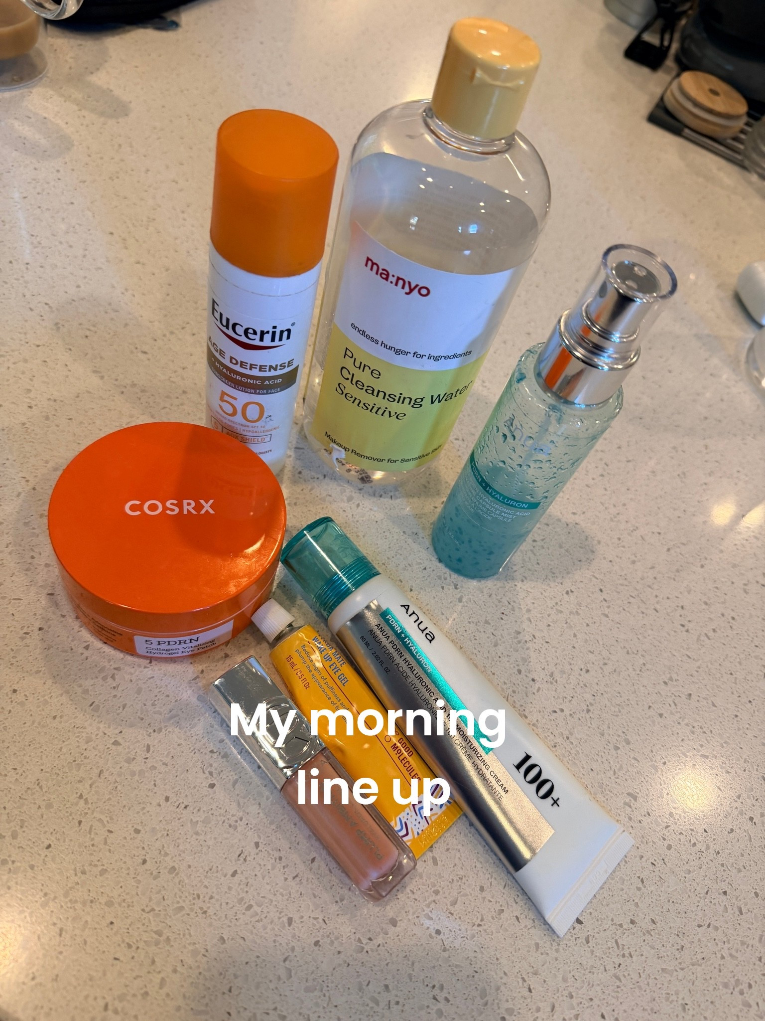 What I use each morning 
Plus I add in Vitamin C serum 

Loving the PDRN mist and cream

#LTKBeauty #LTKselfcare #LTKmorningroutine