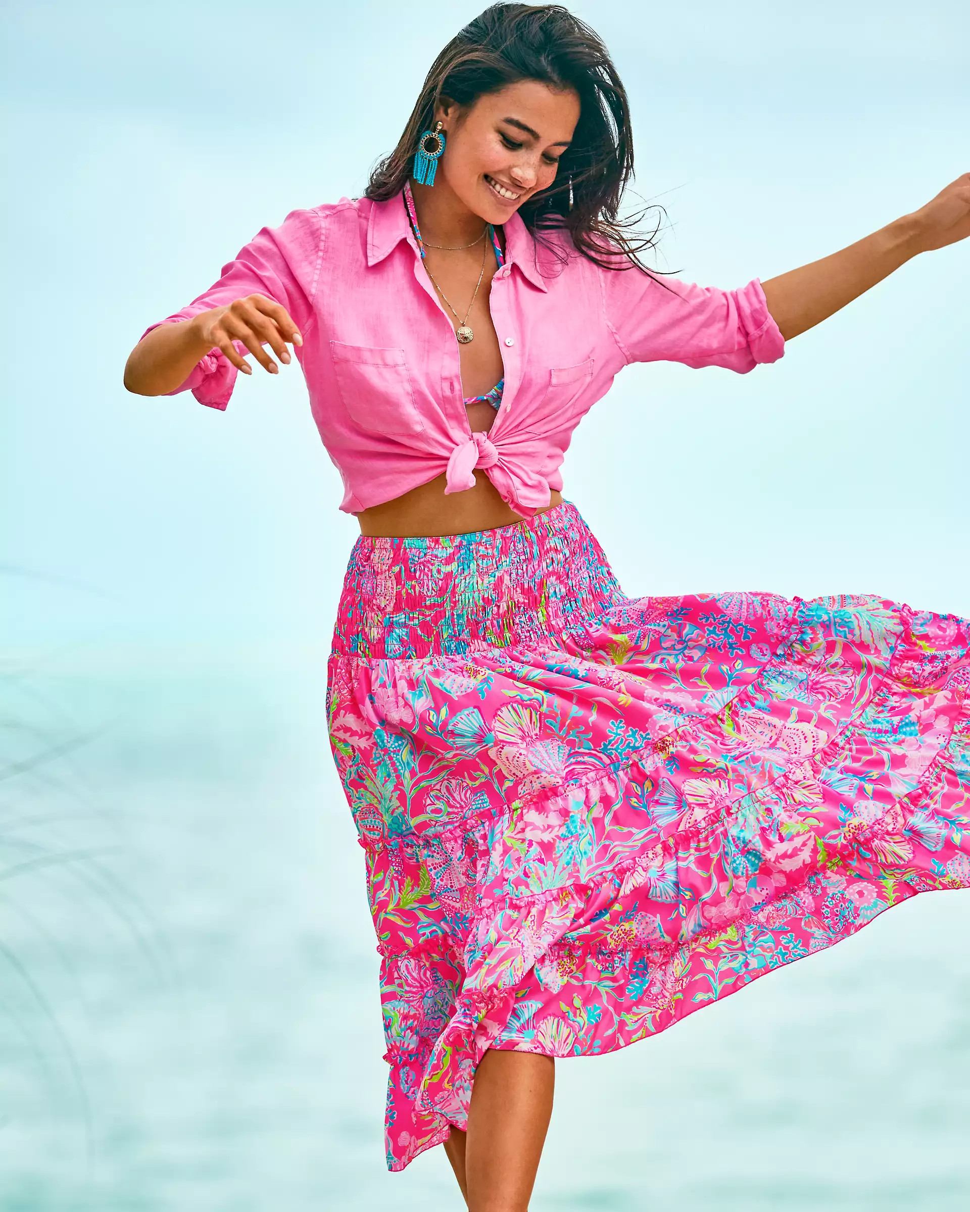Deavan Midi Skirt | Lilly Pulitzer | Lilly Pulitzer