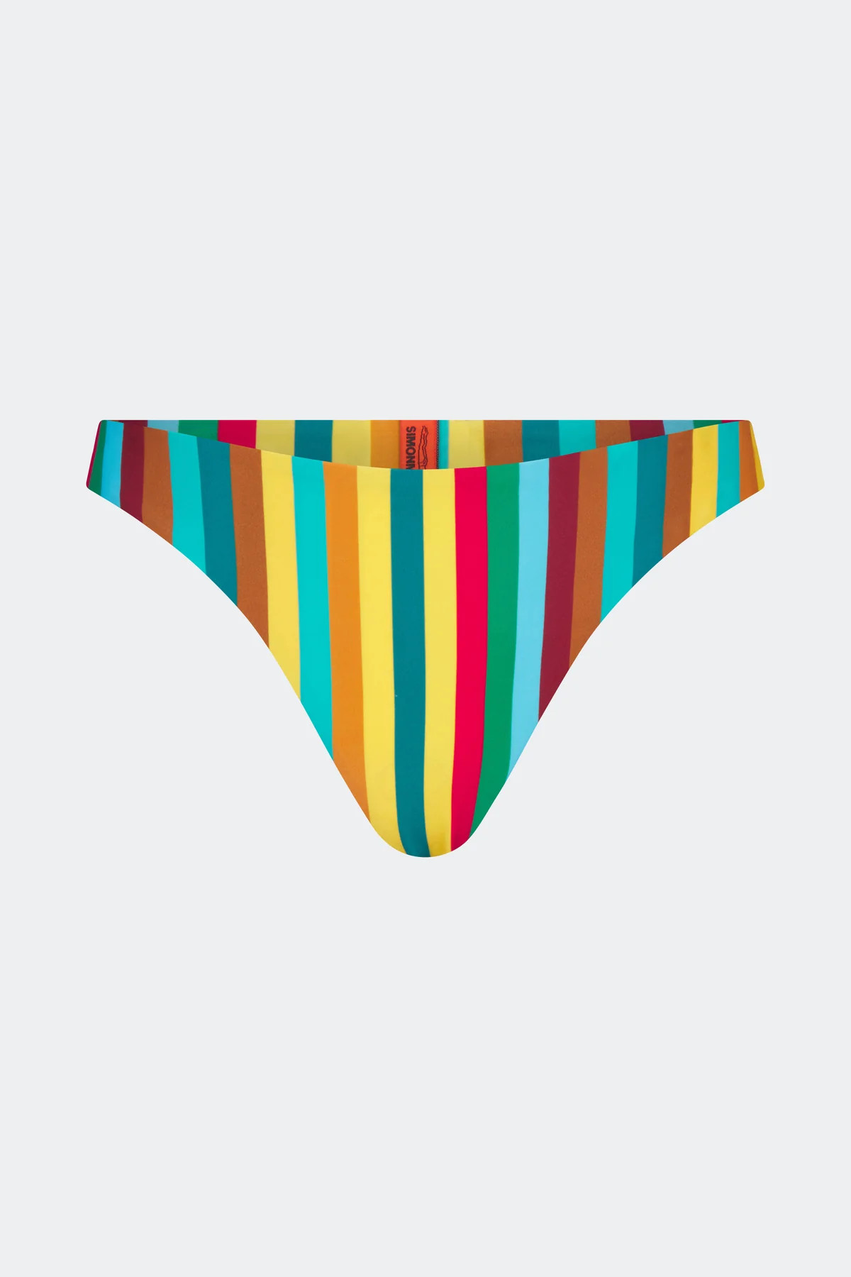 Bwai Bikini Bottom In Vibrant Multi Stripe | Simon Miller