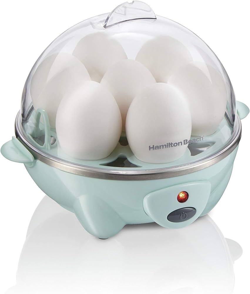 Hamilton Beach 3-in-1 Electric Egg Cooker for Hard Boiled Eggs, Poacher, Omelet Maker & Vegetable... | Amazon (US)