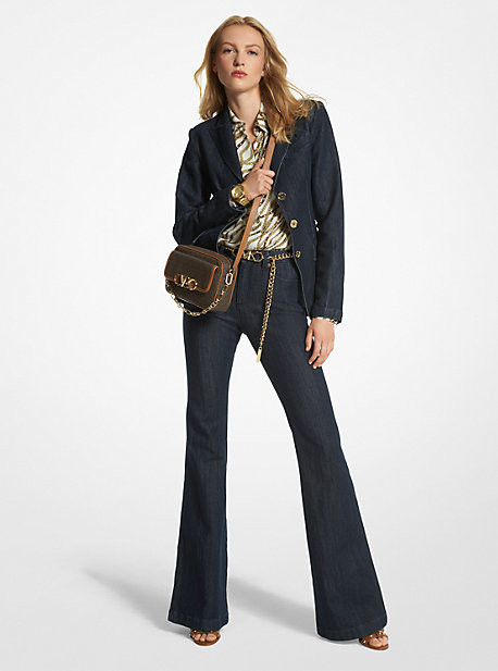Stretch Denim Blazer | Michael Kors US