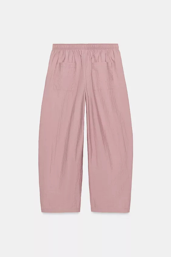 BARREL PANTS WITH ELASTIC WAIST | Zara US