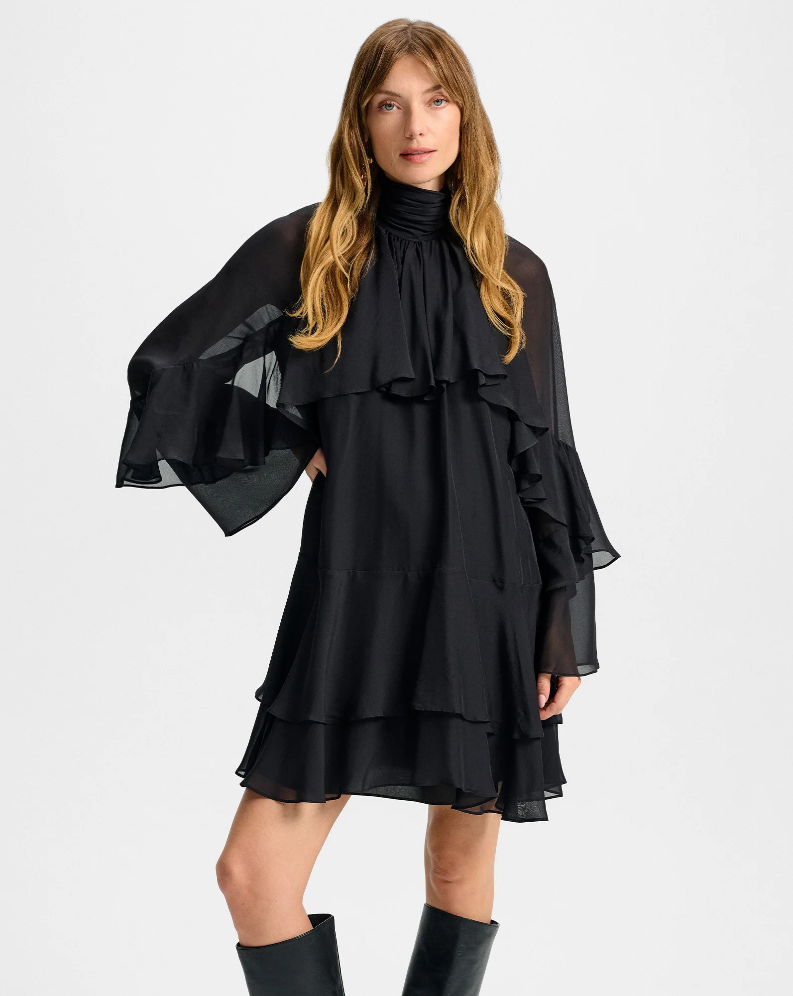 Adlington Silk Mini Dress | Veronica Beard