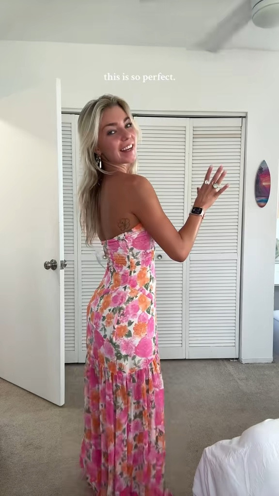 A floral print strapless maxi dress from 12th Tribe🌸💐 so stunning!!

#LTKSeasonal #LTKBeauty #LTKStyleTip