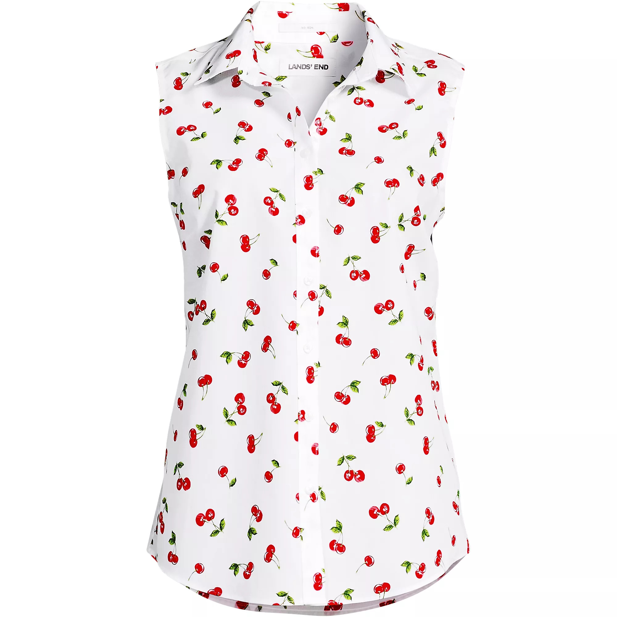 Women's No Iron Sleeveless Shirt | Lands' End (US)