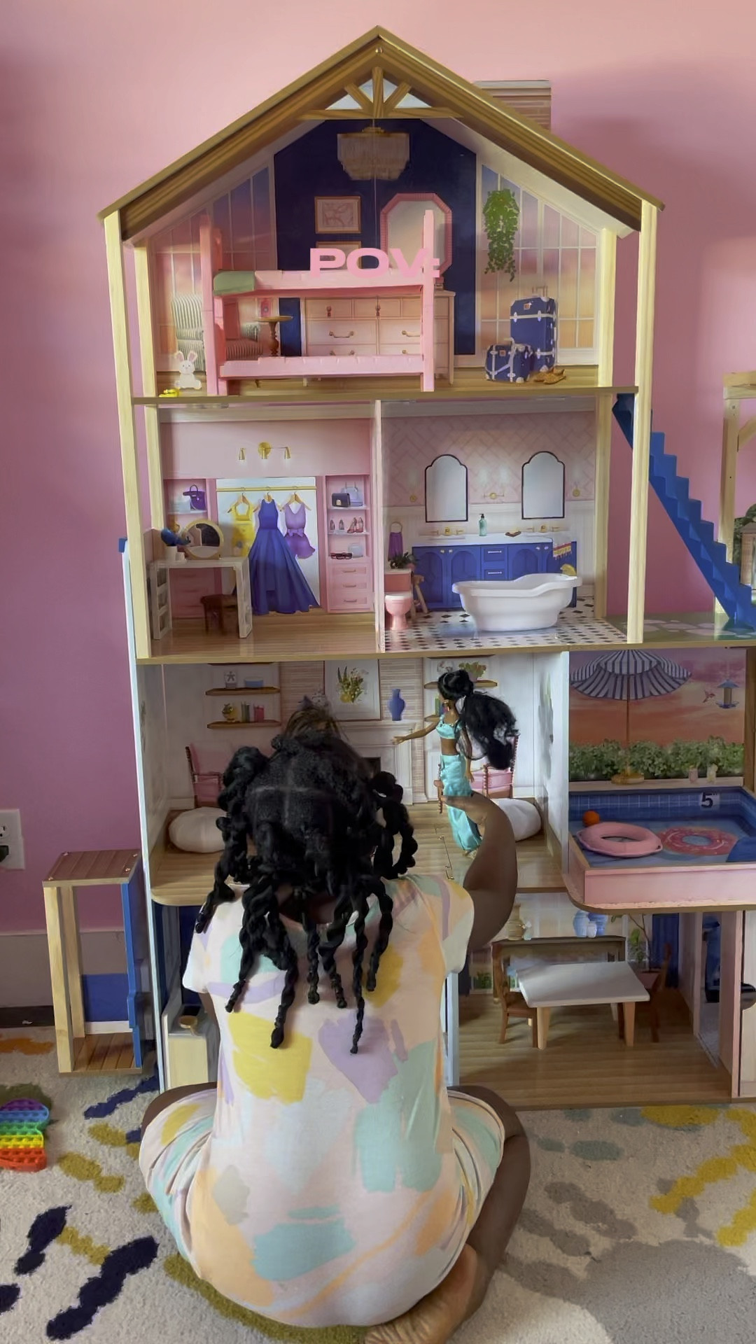 I truly enjoyed capturing the pure joy my daughter has as she explores a world of dreams with this dollhouse! From the kitchen to the pool deck to imaginative adventures, every corner holds a story. This is not only her dream dollhouse, it’s mine too. I remember wanting something like this as a little girl and I’m so glad that her Christmas wish came true. Mama, this is a must have for your little girl!
#kidkraftadventures #splurgegift #kidsgiftidea #holidayshopping

#LTKhome #LTKGiftGuide #LTKkids